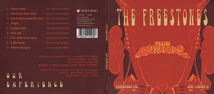 The Freestones CD Our Experience cover out